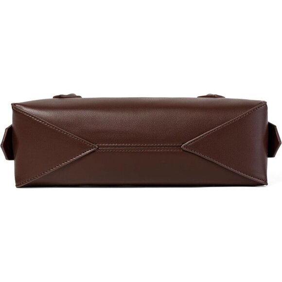 Women’s Pu Coffee Retro Vintage Hobo Bag | Small Satchel for Work & Vacation - Picture 6 of 7